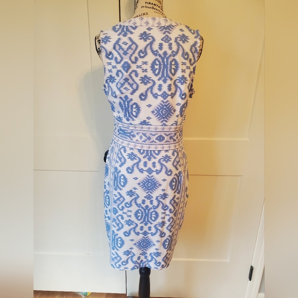Blue and White Spring Dress-NWT - Picture 4 of 6